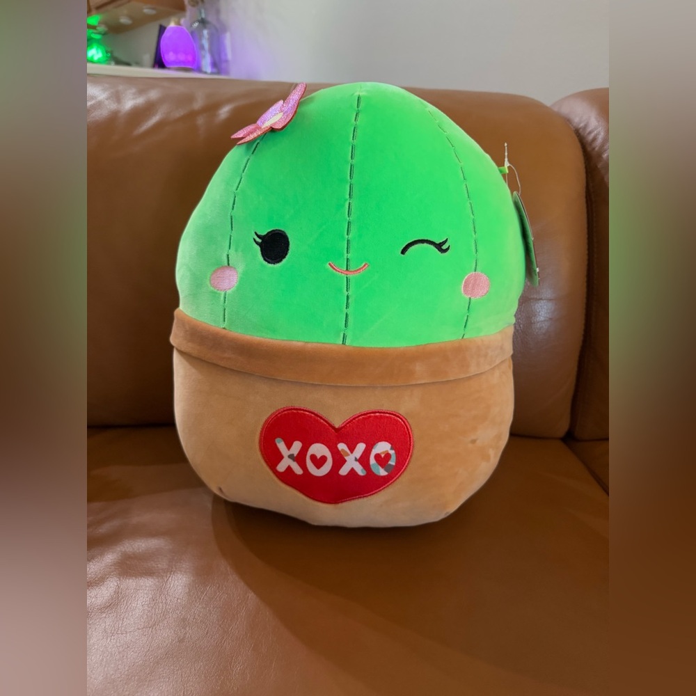 BNWT 14 INCH VALENTINES SQUISHMALLOW - SHADI THE CACTUS